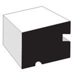 Wolf White Sub Sill Nose w/Groove 12'